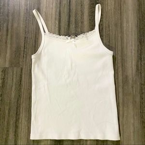 BRANDY MELVILLE White Lace Cami